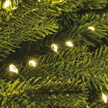 GHIRLANDĂ LUMINA ZÂNELOR 500LED, 5m, ALB CALD PRINTAT CU CABLU VERDE