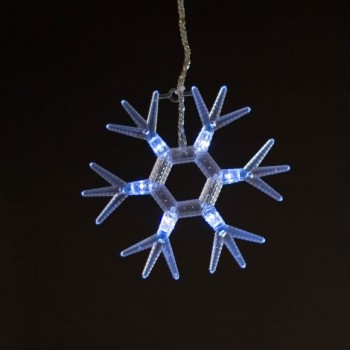 ȚURȚURI CU FULGI DE ZĂPADĂ 2.7m, ALB RECE, CABLU TRANSPARENT ȚURȚURI CU FULGI DE ZĂPADĂ 2.7m, ALB RECE, CABLU TRANSPARENT