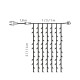 PERDEA LUMINOASĂ CDC 280LED, 1.0X4.0m, ALB CALD, CABLU NEGRU PERDEA LUMINOASĂ CDC 280LED, 1.0X4.0m, ALB CALD, CABLU NEGRU